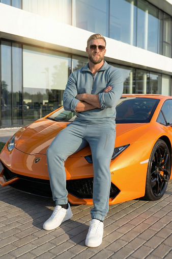 Костюм мужской Старк 3-х нитка петля пепельный