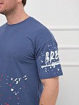 Футболка мужская Дорс индиго