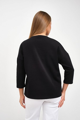 Свитшот женский Одри черный