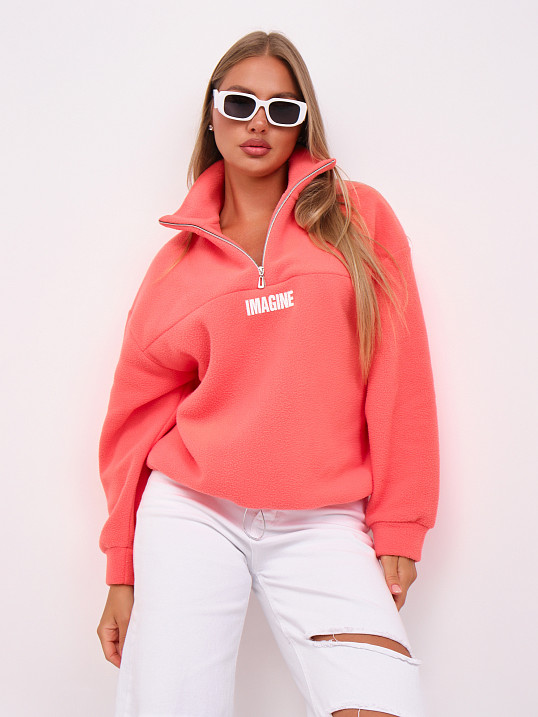 Толстовка жен. Тренд-2 флис персик