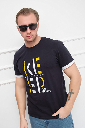 Футболка мужская Фантом синий