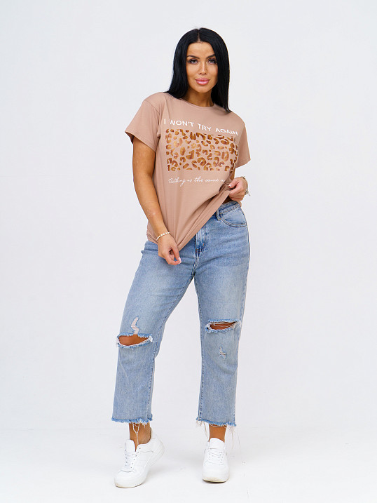 Футболка женская Импульс капучино