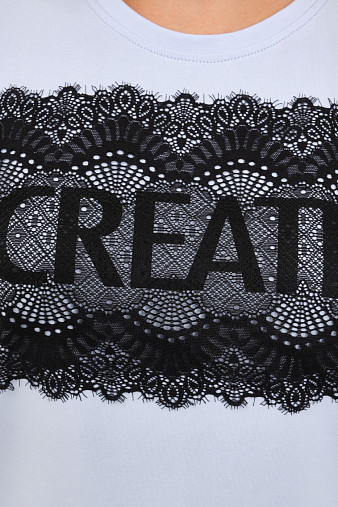 Футболка женская Юна св.голубой