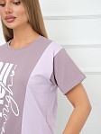 Футболка женская Рефлекс корица/лаванда