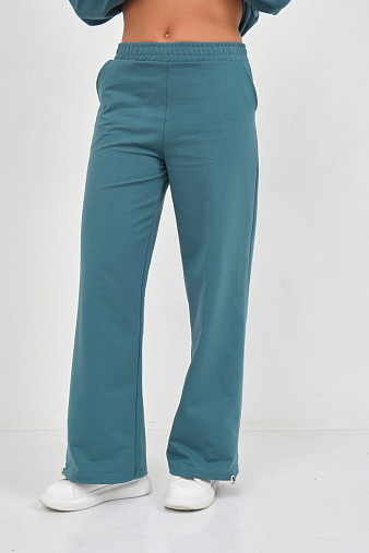 Костюм женский Верона однотонный изумруд