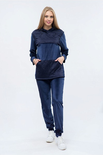 Костюм Кружевная палитра синий