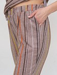 Костюм женский Аккорд какао/полоса