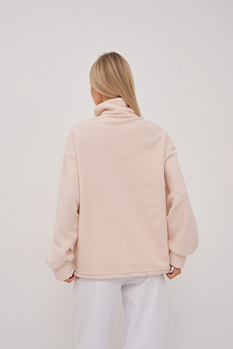 Толстовка жен. Тренд флис св.бежевый