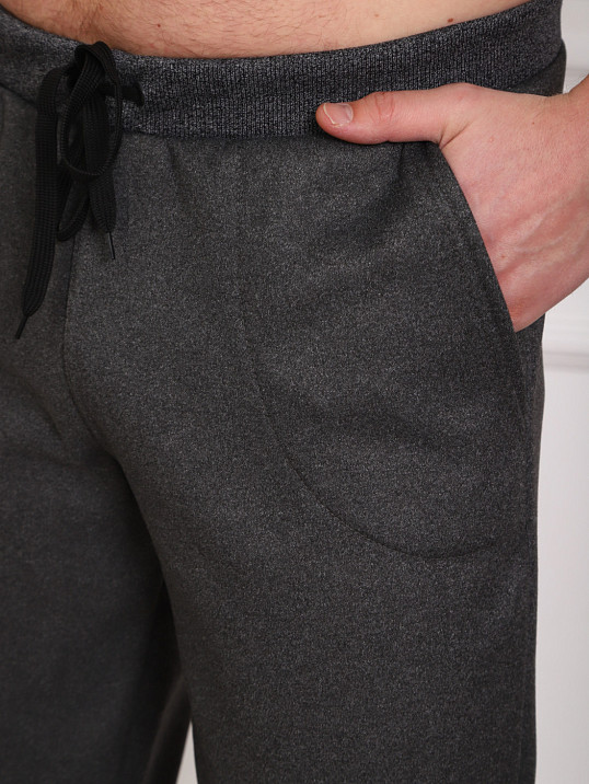 Брюки мужские теплые т.серый