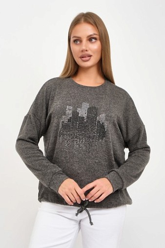 Джемпер женский Келли-2 серый