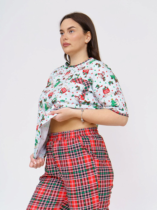Костюм Кэнди красно/зеленая клетка