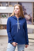 Толстовка женская Баланс начес индиго