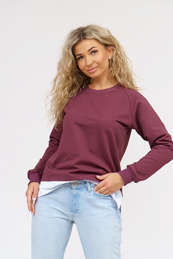 Толстовка женская Дабл лиловый Толстовка женская Дабл лиловый