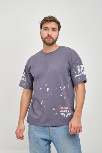 Футболка мужская Дорс серый