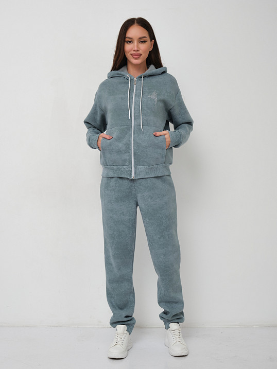 Костюм женский Дюна начёс фисташка