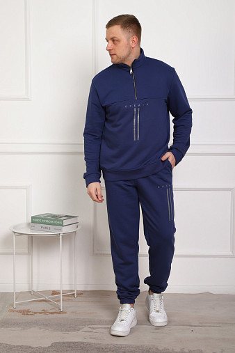 Костюм мужской Старк 3-х нитка петля индиго