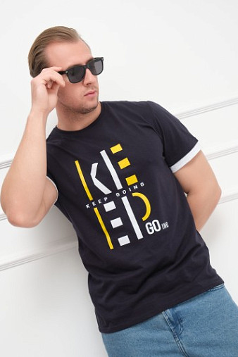 Футболка мужская Фантом синий