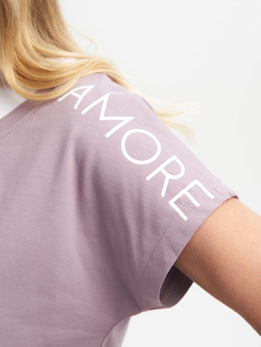 Футболка женская Аморе корица