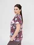 Костюм Поэзия коричневый/полоса