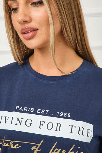 Футболка женская Имидж индиго