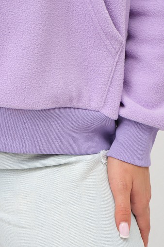 Толстовка женская Бэлла флис лаванда