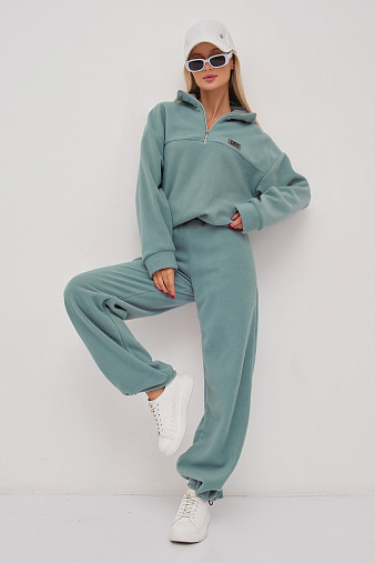 Костюм жен. Тренд флис аква