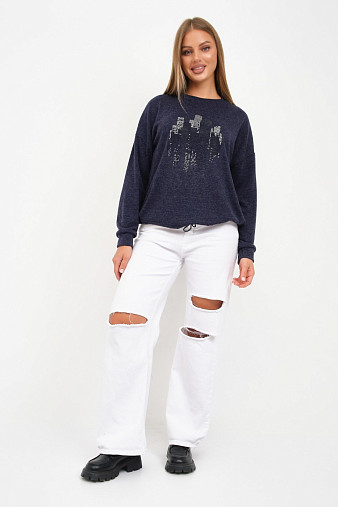 Джемпер женский Келли-2 синий