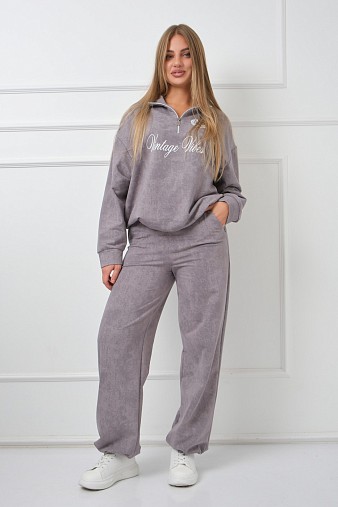 Костюм женский Верона варенка серый