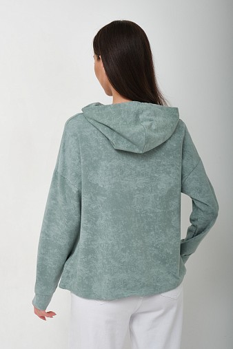Толстовка женская Винтаж аква