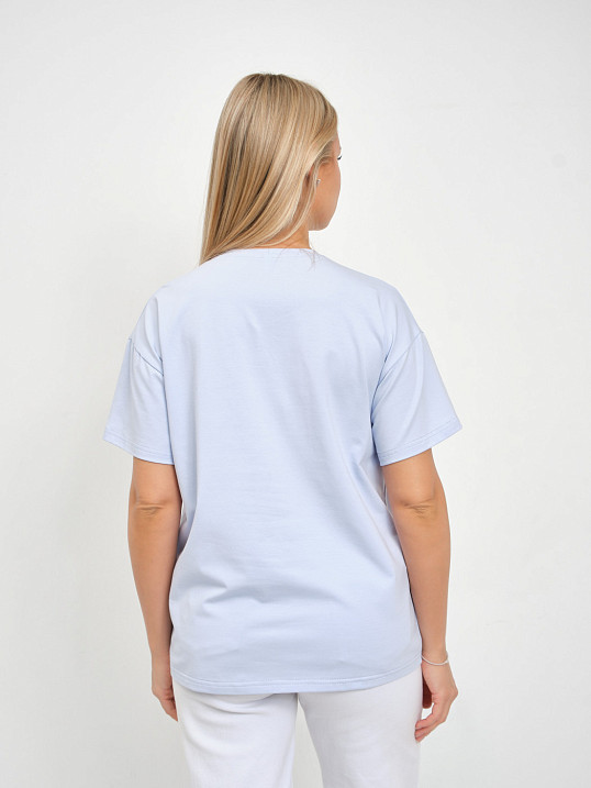 Футболка женская Юна св.голубой