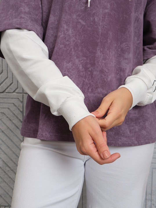 Толстовка женская Венди варенка лиловый