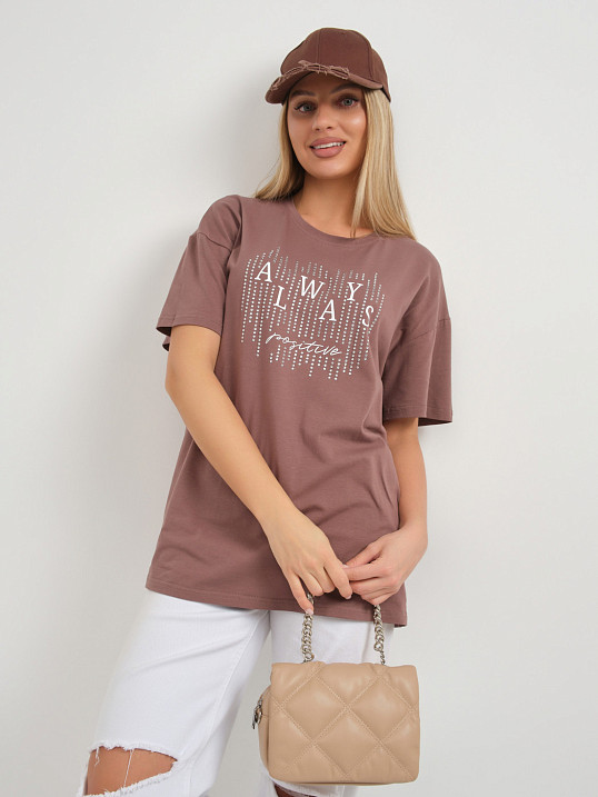 Футболка женская Флай шоколад