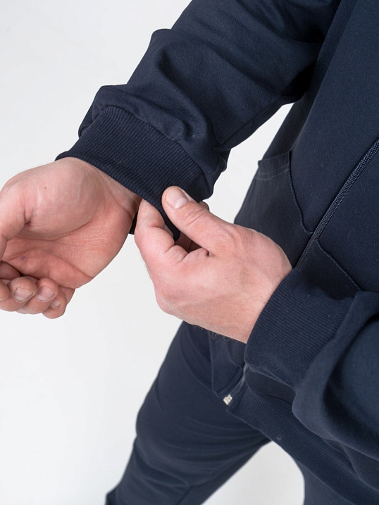 Костюм мужской Степ синий футер 2-х нитка