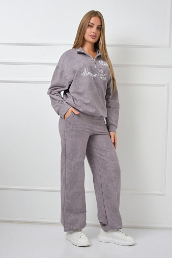 Костюм женский Верона варенка серый