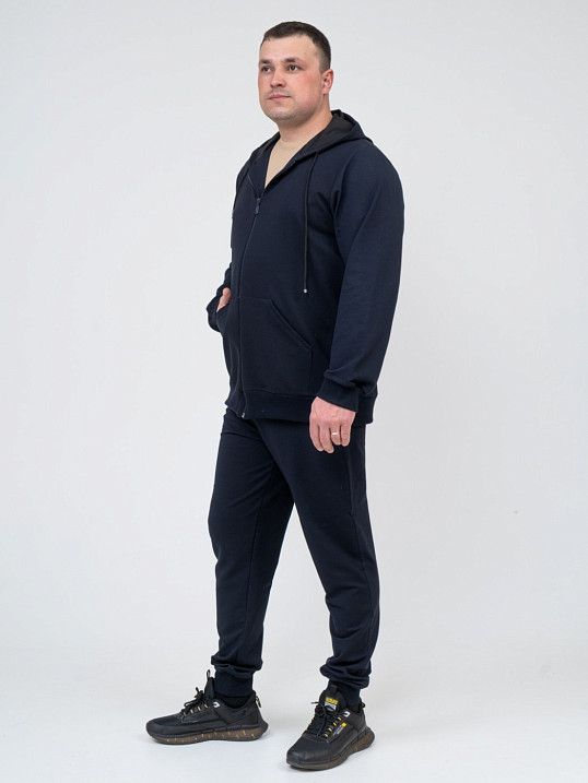 Костюм мужской Степ синий футер 2-х нитка