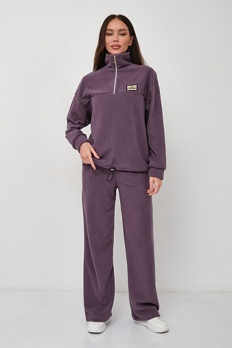 Костюм жен. Тренд флис т.лиловый