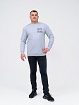 Толстовка мужская Эталон серый/меланж