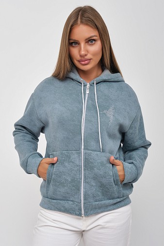 Толстовка женская Дюна начёс фисташка