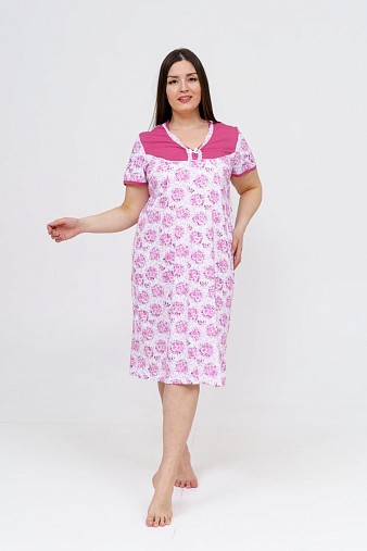 Ночная сорочка Катерина брусника