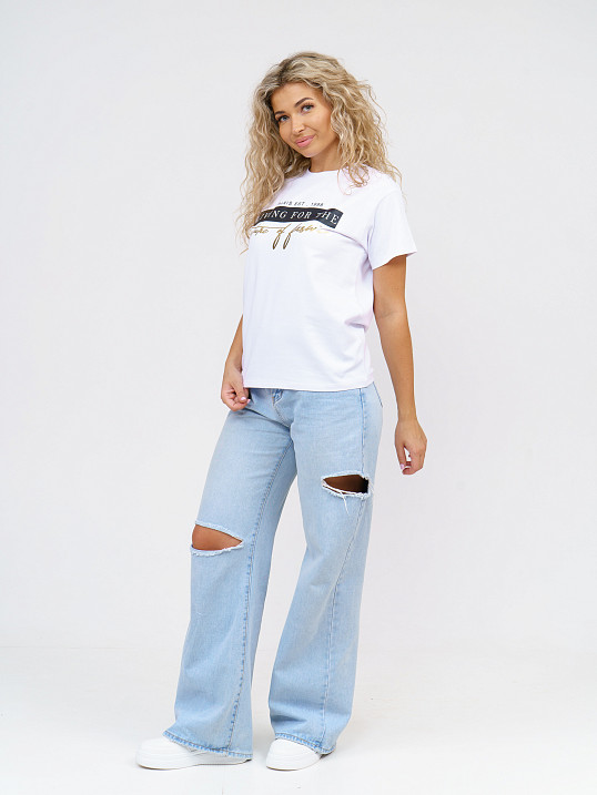 Футболка женская Имидж белая