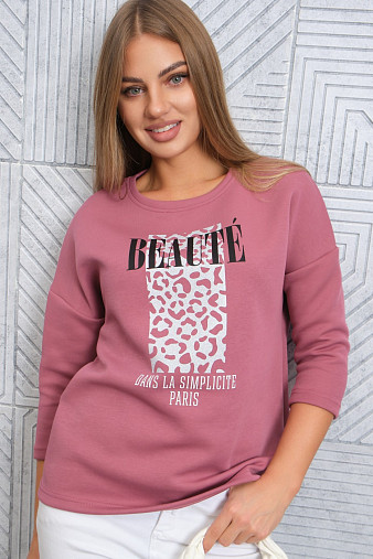 Свитшот женский Бьюти брусника