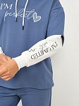 Костюм женский Венди со стразами индиго