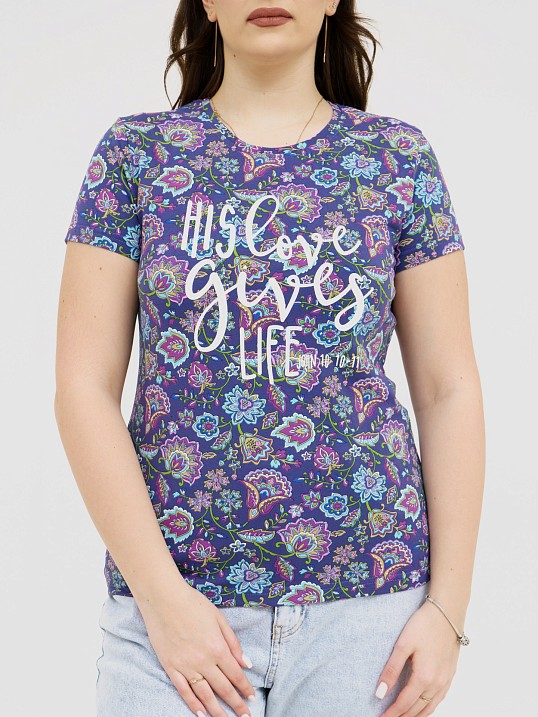 Футболка Карнавал хлопок фиолет