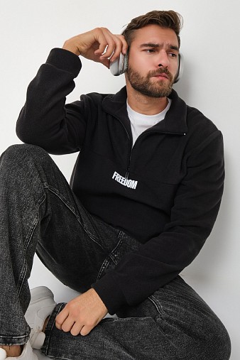 Толстовка муж. Драйв флис черный