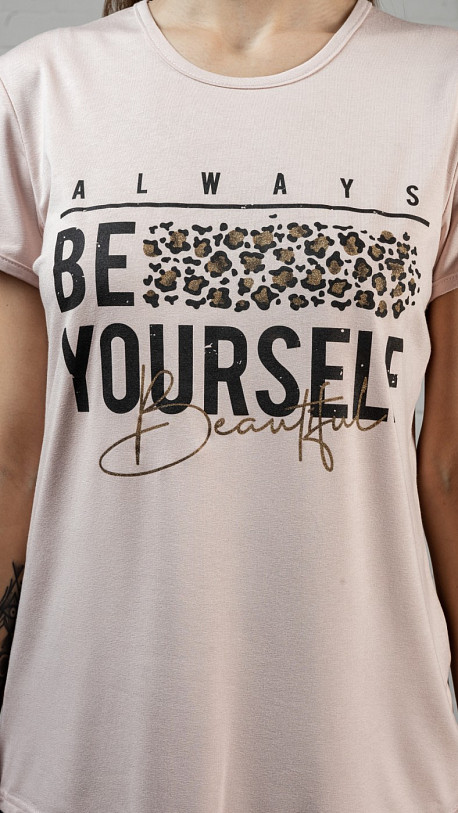 Футболка Селфи чайная роза