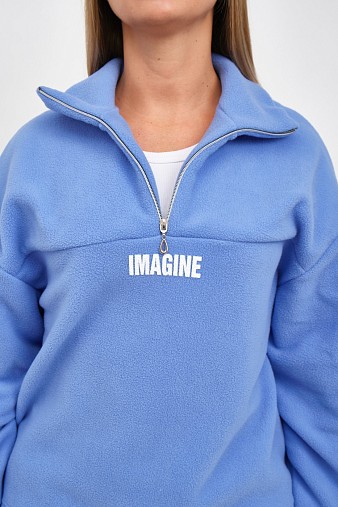 Костюм жен. Тренд-2 флис голубой