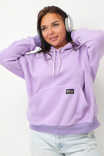 Толстовка женская Бэлла флис лаванда
