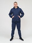 Костюм мужской Степ синий меланж футер 2-х нитка