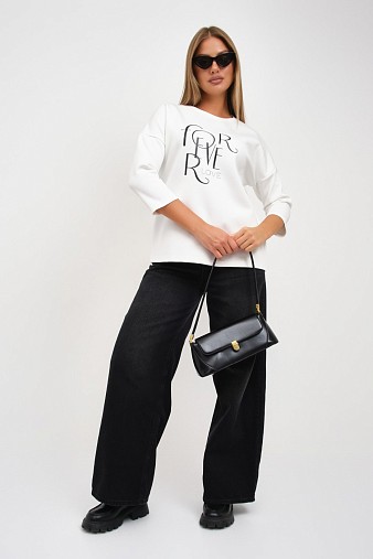 Свитшот женский Одри молочный