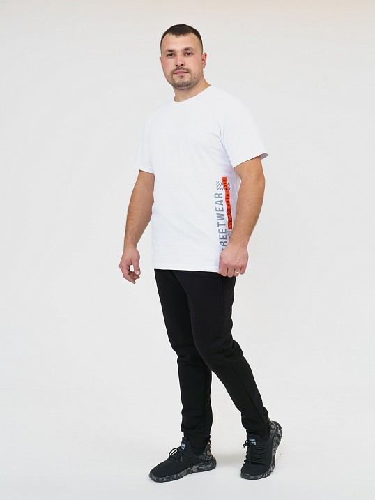 Брюки мужские футер 3-х нитка чёрный